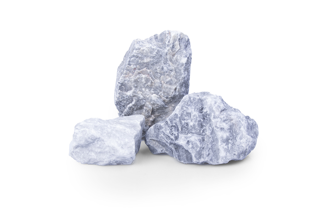 Kristall Blau Gabionenstein 60-120mm  