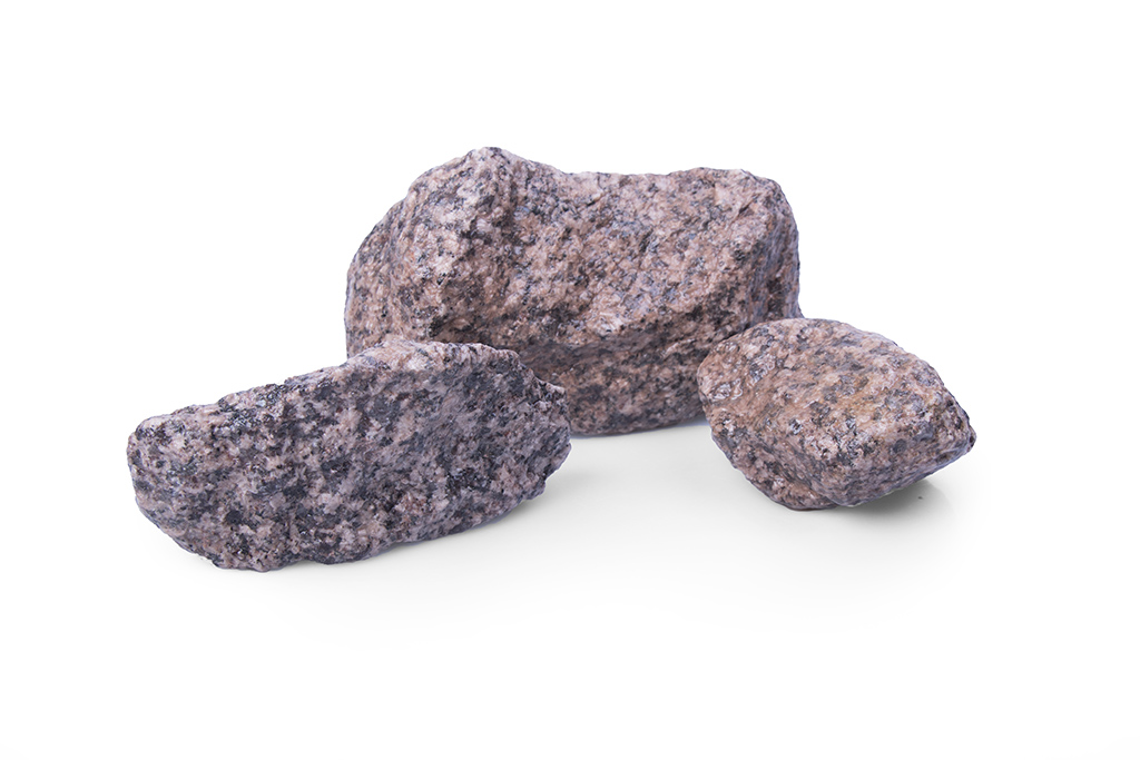 Granit rot  Gabionenstein 45-125mm  